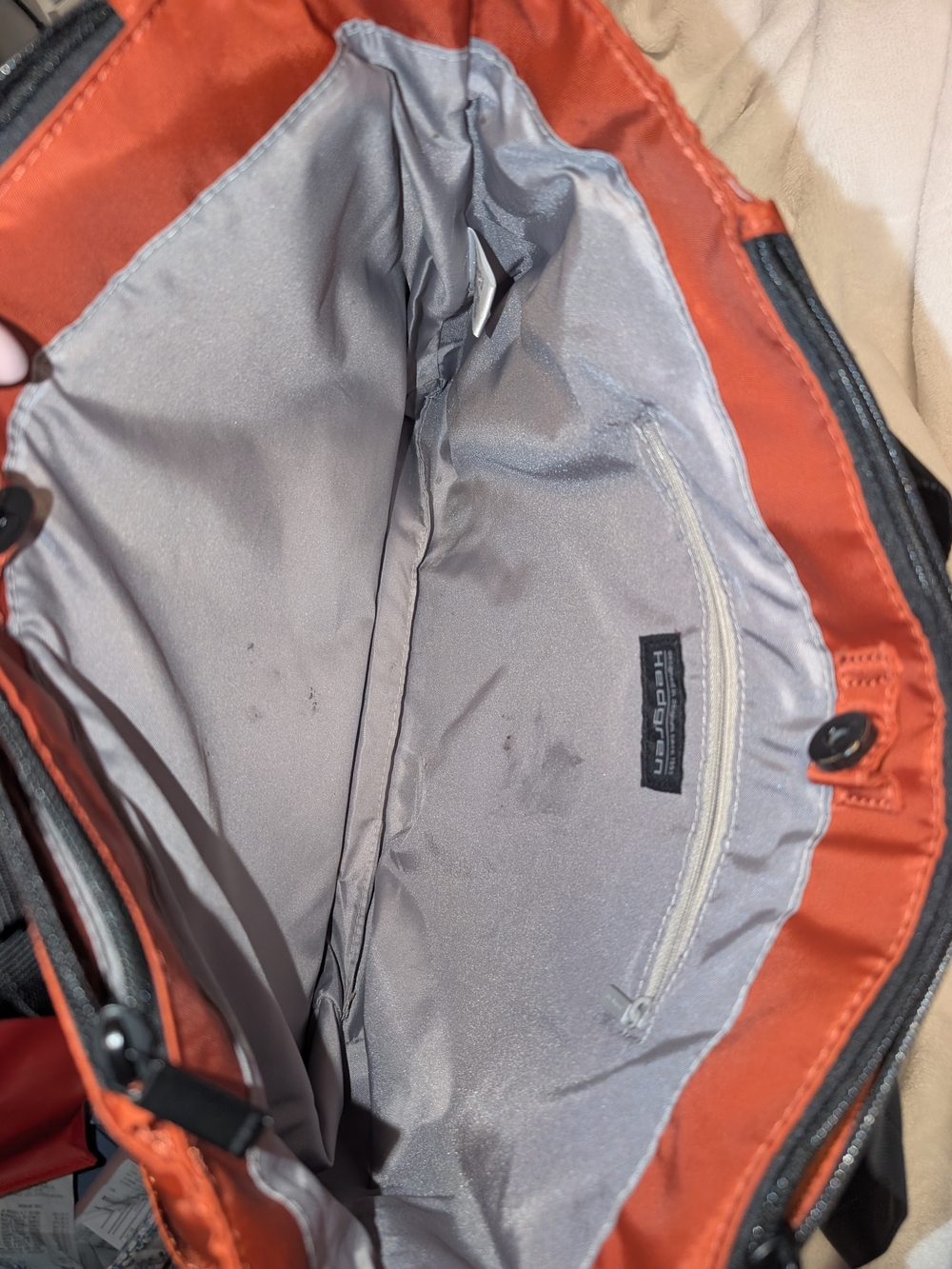 Hedgren Rust Color Tote Bag - Picture 8 of 9